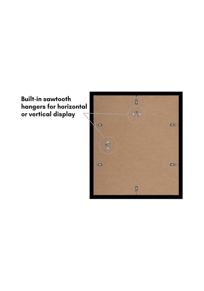 12x14 Resim Çerçevesi 2 İnç Siyah Set - Mat İle 9x11 Resim Çerçevesi Veya 12x14 Matsız Çerçeve Olarak Kullanın