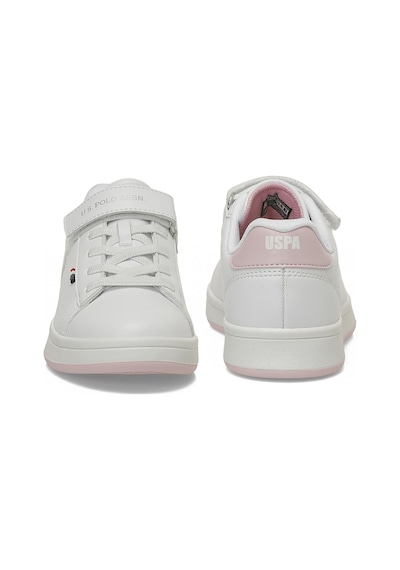 U.s. Polo Assn. Enıya Jr 6fx Beyaz Kız Çocuk Sneaker 000000000102155726 Beyaz-pudra