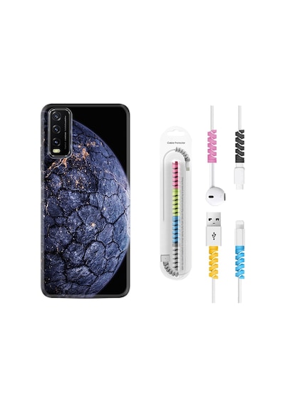 Vivo Y11S Kılıf Kablo Koruyuculu Neptune 1812