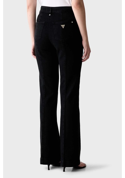 Guess New Faye Chino Jean W5ra0pd4pz1 Kadın Kot Pantolon W5ra0p D4pz1 Cbl1 Siyah