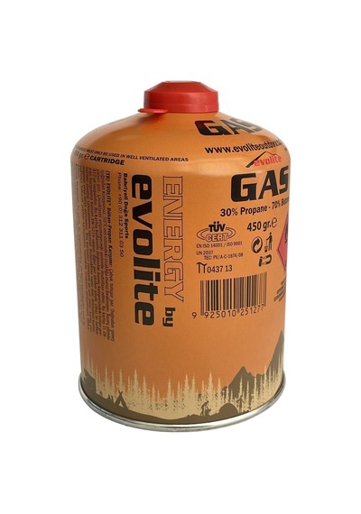 Evolite Butane Propane Vidalı 450 Gr. Ocak Kartuşu - 4 Adet Sarı