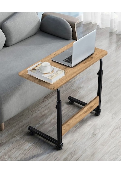 Sekizincicaddedizayn Yükseklik Ayarlı Çalışma / Laptop Sehpası - Çam 70x40