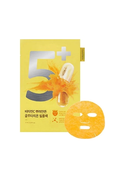 Numbuzin No.5 C Vitamini İçeren Aydınlatıcı Kozmetik Kağıt Yüz Maskesi 27 Ml