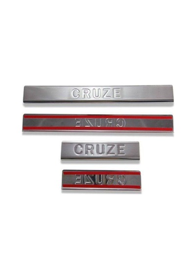 Chevrolet Cruze Sedan Krom Kapı Eşiği Takımı 4prç Paslanmaz Çelik