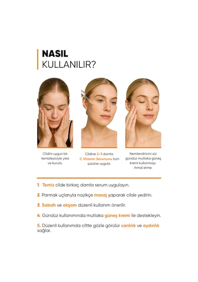 Mia Klinika Cilt Aydınlatıcı Vitamin C Serum 30 ML