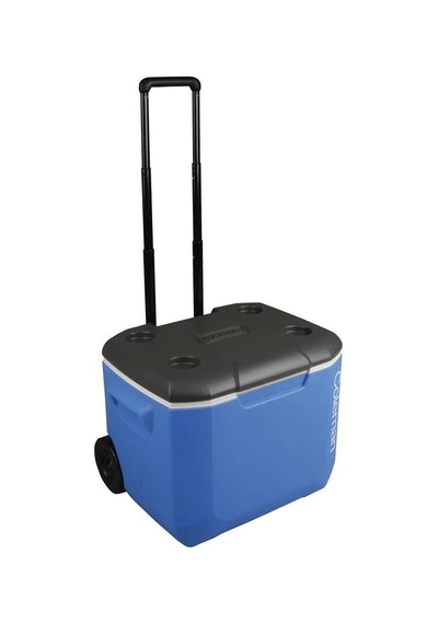Coleman Performance Tri Coler Wheeled 60 Qt Tekerlekli Soğutucu Buzluk 56 Lt Mavi Çok Renkli