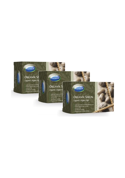 Mecitefendi Organik Argan Yağlı Sabun 3 x 125 G