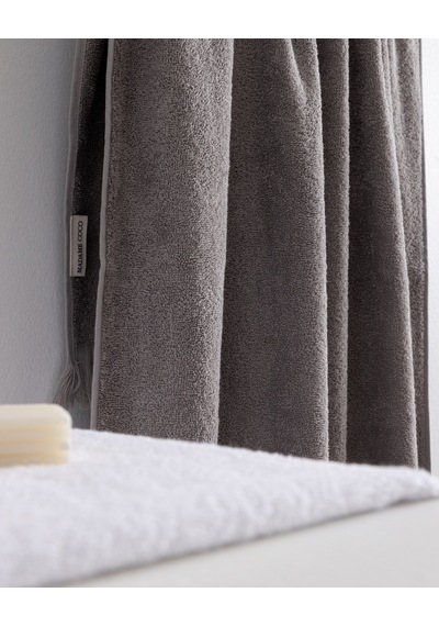 Amande %100 Pamuk Banyo Havlusu - Gri - 70x140 Cm 8684427297124