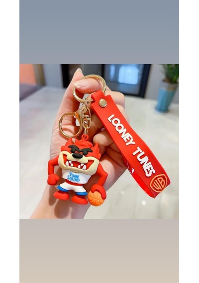 Piraye Gift Looney Tunes Tazmanya Canavarı Anahtarlık ve Çanta Aksesuarı