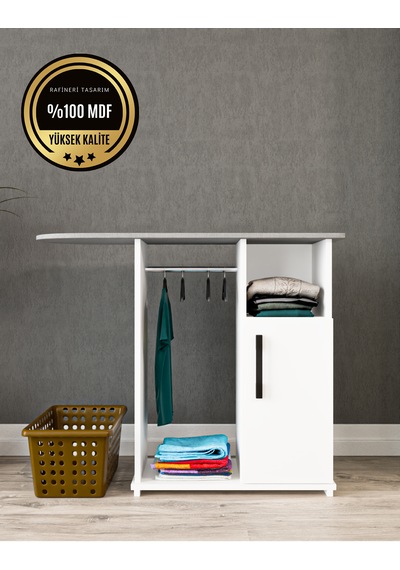 Event Dolaplı Askılı Ütü Masası Mdf