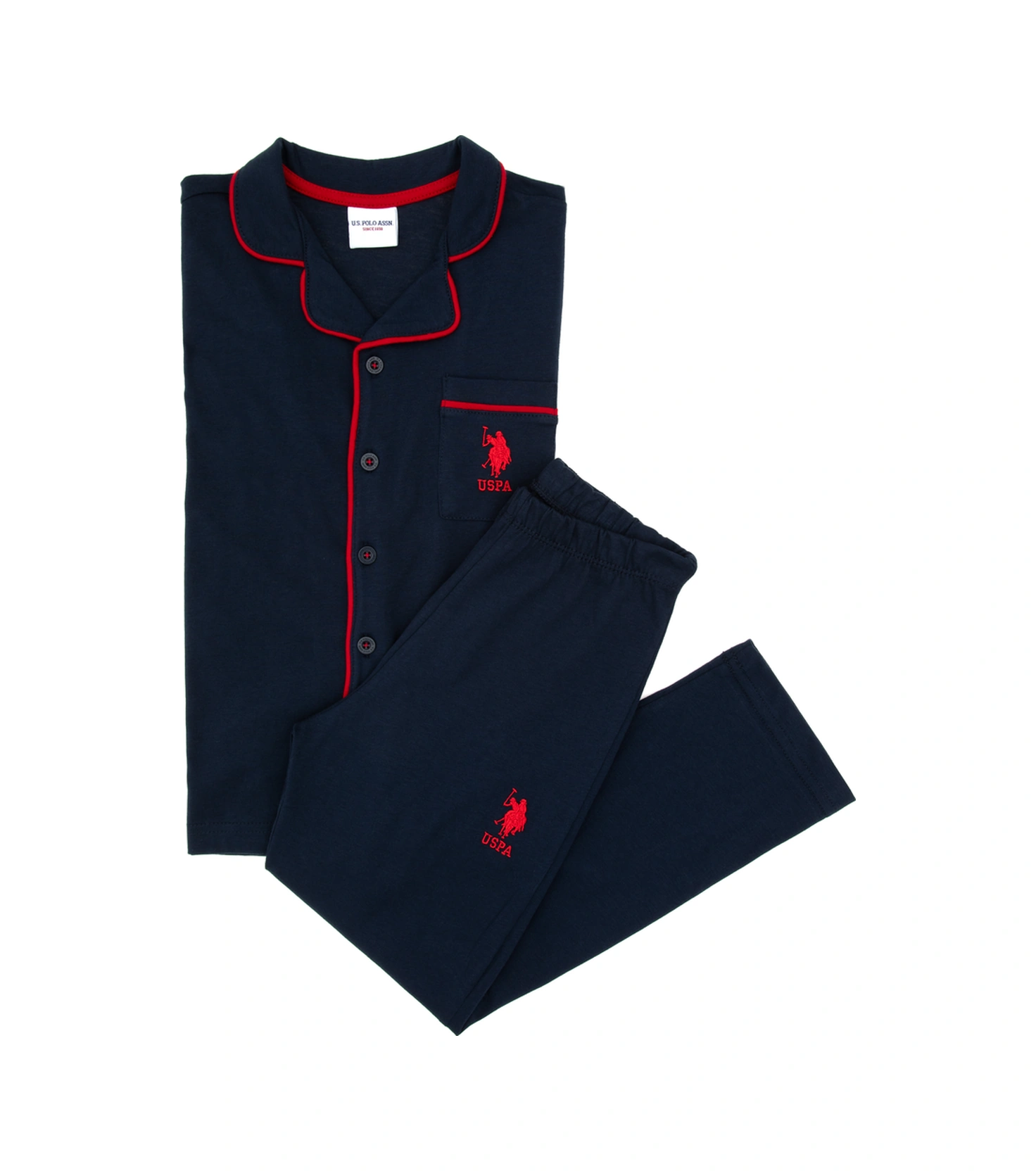 U.s. Polo Assn. Erkek Çocuk Lacivert Pijama Takım 50318694-vr033 Lacivert