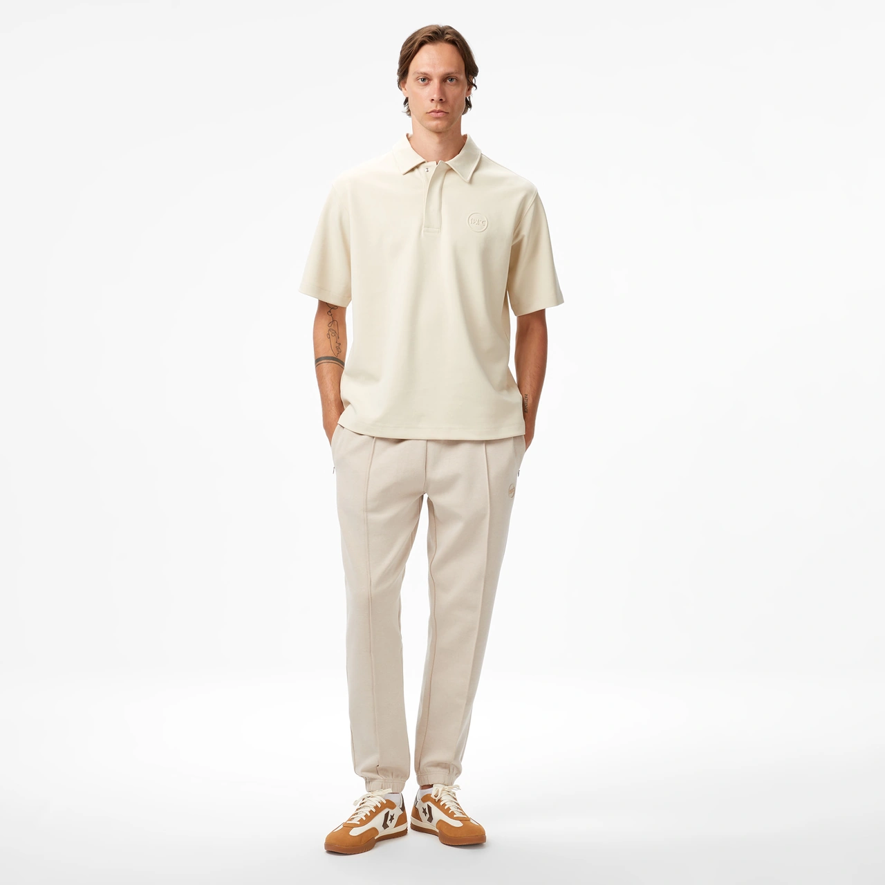 United4 Unıted4 Classic Erkek Bej Polo Zoku Bej