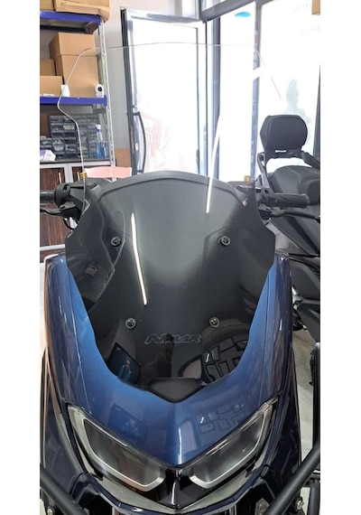 Nmax 125/155 2021-2024 Cam Siperlik 58 Cm Şeffaf Renk İthal Şeffaf