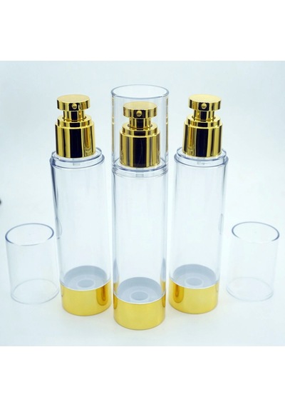 Losyon Ve Krem Şişesi 100 ML 5 Adet Parlak Airless Şişe