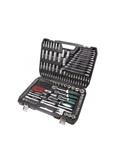 Hırdavat Garajı Rockforce 1/2-3/8-1/4 216 Parça Profesyonel Lokma Takımı Seti