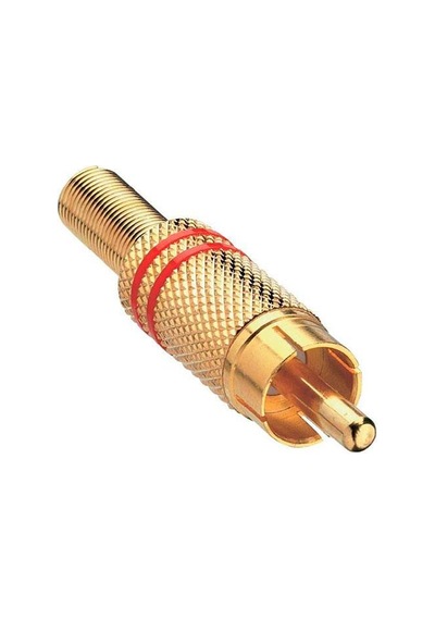 Electroon Rca Erkek Tos Jak Fiş Metal - 10Adet