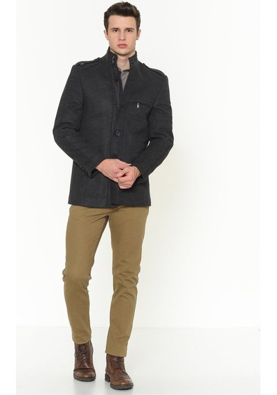 Plt8378 Dewberry Erkek Palto-antrasit Antrasit