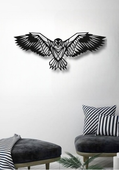 Metal Duvar Tablosu Kartal