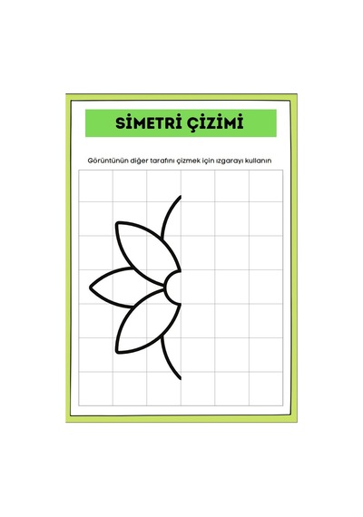 Çocuklar İçin Simetri Uygulamaları Kitap Seti