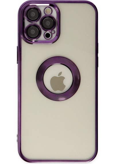 Apple iPhone Uyumlu 12 Pro Kılıf Slot Silikon - Mor Bzsxx00 1
