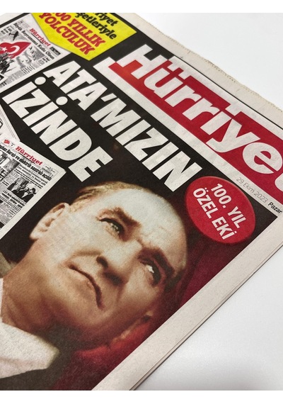 29 Ekim 2023 Hürriyet Gazetesi 100. Yıl Özel Eki