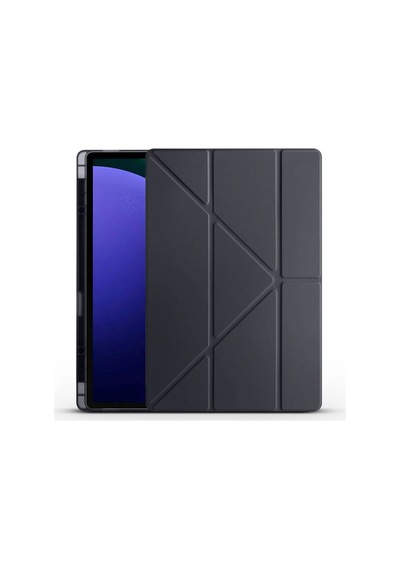 Galaxy Uyumlu Tab S10 Ultra Kılıf Redclick Tri Folding Kalem Bölmeli Standlı Tablet Kılıf Kılıf