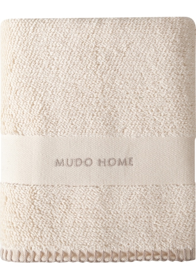 Mudo Home Mudo Home Krem Yüz Havlusu 50x80 Beyaz