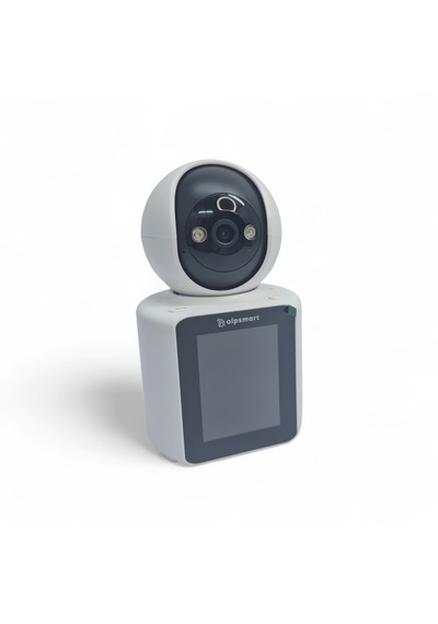 Alpsmart As670 Akıllı Wifi Güvenlik Kamerası Kendinden Ekranlı...