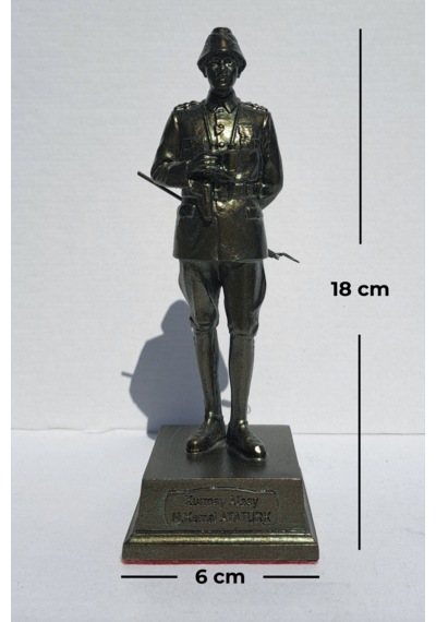 Biblosam Kurmay Albay Atatürk Heykeli Biblo - Küçük Boy 18 Cm