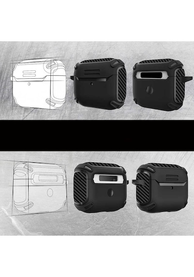 Lexroo Airpods Pro/pro 2 Ve 3.nesil Uyumlu Kulaklık Kılıfı Diğer
