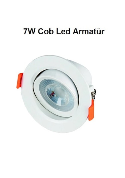 7w Akik Cob Led Armatür 10 Adet Beyaz