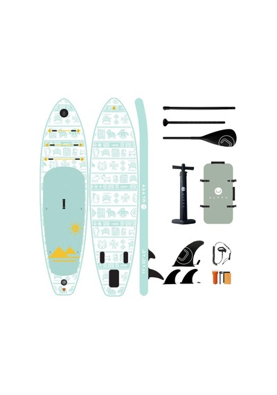 Ultty Sup Paddle Board Seti Şişme Paddle Board + Kürek + Pompa Sup Board/stand Up Paddle 335-84-15 Kahverengi