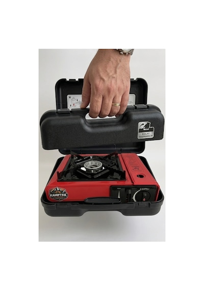 Kamptek Outdoor Pro Rüzgar Korumalı Kendinden Çakmaklı Taşınabilir Kamp Ocağı + 2 Adet Kamp Gazı Kamp Mutfağı Taşıma Çantalı Kırmızı Kamptek Outdoor Pro Rüzgar Korumalı Kendinden Çakmaklı Taşınabilir Kamp Ocağı + 2 Adet Kamp Gazı Kamp Mutfağı Taşıma Çantalı Kırmızı