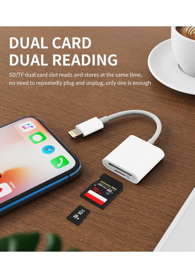 İphone İpad Uyumlu Kart Okuyucu Sd Microsd Tf Adaptörü 13 12 11 Pro Max X Xs Xr 8 7 6 Plus 6s Se Air
