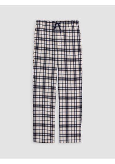 LC Waikiki Lc Waıkıkı Kahverengi Ekose Desenli Erkek Pijama Alt