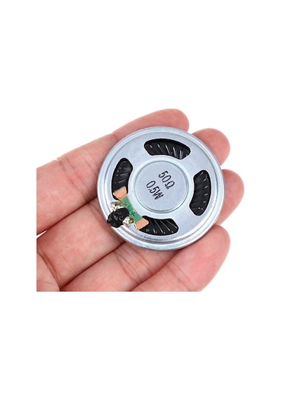 İnce 4cm 50 Ohm 0.5W Hoparlör Yuvarlak Speaker