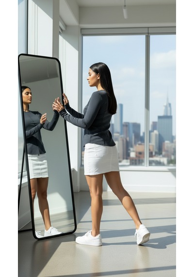 Divinus Kadın Slim Fit Pamuklu Uzun Kollu Bodysuit Antrasit