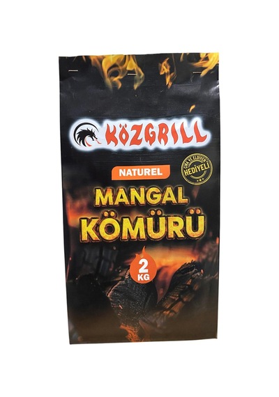 Közgrill Mangal Kömürü Naturel 2 Kg - 5 Adet Tarı