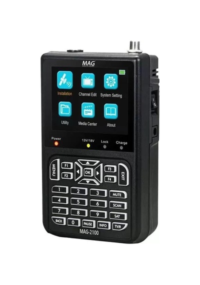 Hubrendy Sh Mag Mag-2100 3.5'' Dvb-s/s2 Lcd Ekran Görüntülü Hd Uydu Yön Sinyal Bulucu