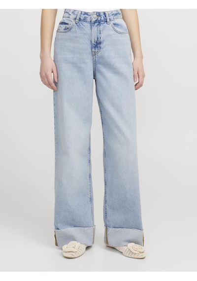 Jack & Jones Kadın Wide Leg Jean - Tokyo - 12269083 Light Blue Denim