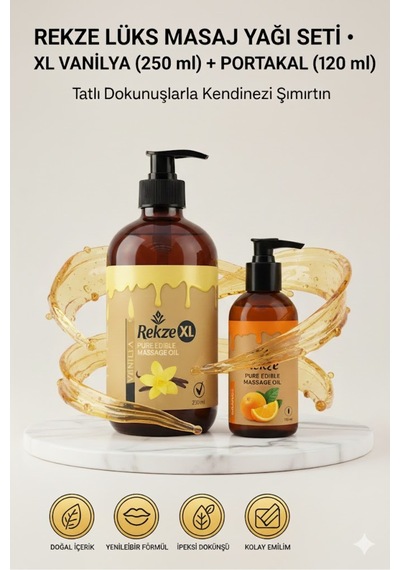 Lüks Bakım Seti: Vanilya 250ml & Portakal 120ml . Derin Nem Ve Koku. - 812194654