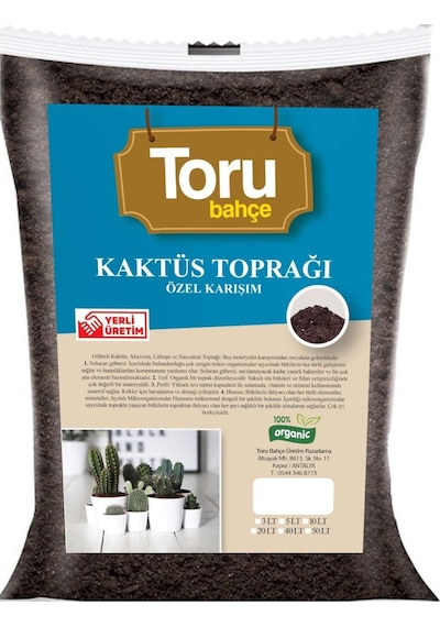 Toru Bahçe Kaktüs Toprağı Özel Karışım 40 L