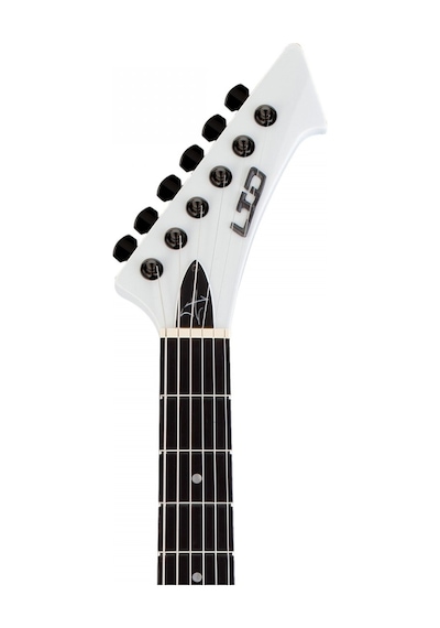 Esp Ltd Lsnakebytesw James Hetfield Signature Snakebyte Snow White Beyaz Yılan Explorer Tarzı