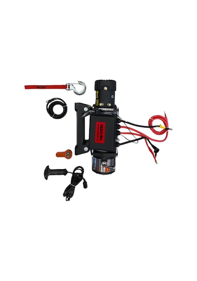 Mxo 13000 Lb Çelik Halatlı 12v Kollu Tambur 26mt Halat