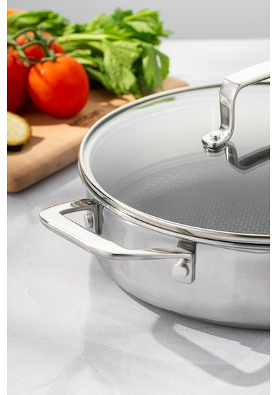 Emsan Pro Tri Ply Karnıyarık Tencere Çelik 24 Cm Gümüş