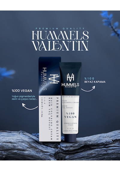 Hummels Valentin 6.35 Çikolata Kahve Krem Saç Boyası %100 Vegan 100 Ml