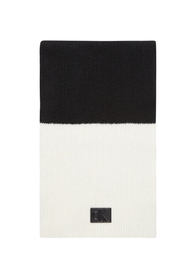 Calvin Klein Colorblock Scarf Erkek Siyah Atkı