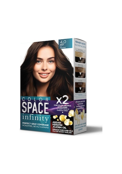 Space Infınıty Set Saç Boyası 4.0 Kahve