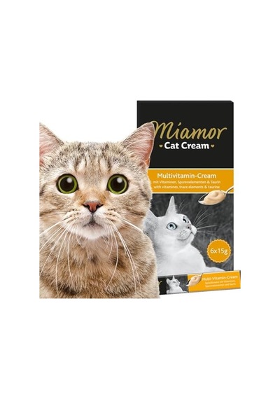 Cream Multivitamin Katkılı Sıvı Kedi Ödülü 6x15gr