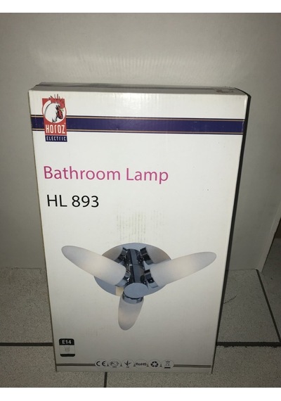 3Lü Dekoratif Tavan Armatürü E14 Duy Hl883- Hl893 Beyaz